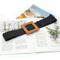 1pc Summer Women Braided Elastic Belt Buckle Vintage Bohe Straw Buckle Belt Women Knitted Belt Dress Belt 6styles
