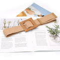 1pc Summer Women Braided Elastic Belt Buckle Vintage Bohe Straw Buckle Belt Women Knitted Belt Dress Belt 6styles
