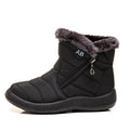 Rimocy Thick Warm Plush Waterproof Woman Snow Boots Women Plus Size 43 Non Slip Platform Ankle Boots Winter Cotton Padded Shoes