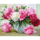 5D DIY Diamond Painting Flowers Vase Cross Stitch Kit Full Drill Embroidery Mosaic Rose Art Picture Of Rhinestones Gift Decor
