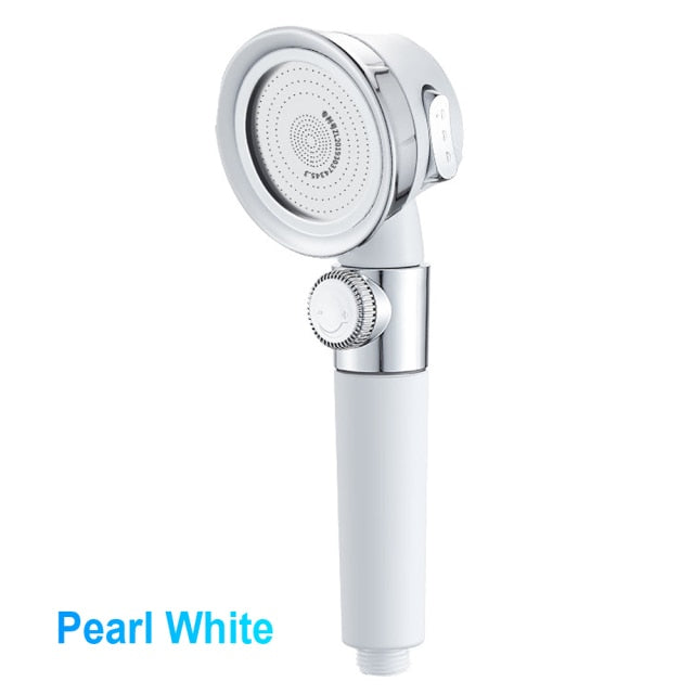 Pressurized Shower Head High Pressure Water Saving Perforated Free Bracket Hose Adjustable Bathroom Accessories Shower Set