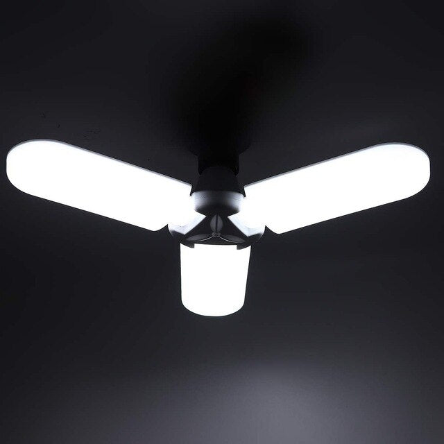 75W E27 Led Lamp Led Bulb Led Industrial Light Bulb AC 85-265V Foldable Fan Blade Light Lighting for Living Room Garage Light