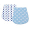 2Pcs/Lot Burp Cloth Organic Cotton Absorbent Towel Soft Comfortable Baby Burp Cloths Wholesale Fashionable Burp Cloth Boy Bibs