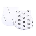 2Pcs/Lot Burp Cloth Organic Cotton Absorbent Towel Soft Comfortable Baby Burp Cloths Wholesale Fashionable Burp Cloth Boy Bibs