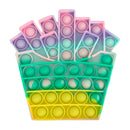 Push  Bubble Fidget Sensory Toy Antistress Push Bubble  Fidget Toy Brain Train Stress Relief for Autism Squeeze Toys