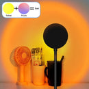 LED Projection Lamp Sunset Light Night LED Sunset Bulb Color Lamp 5V USB Rainbow Lamp Desk LED Decoration Atmosphere Lighting