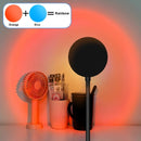 LED Projection Lamp Sunset Light Night LED Sunset Bulb Color Lamp 5V USB Rainbow Lamp Desk LED Decoration Atmosphere Lighting