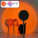 LED Projection Lamp Sunset Light Night LED Sunset Bulb Color Lamp 5V USB Rainbow Lamp Desk LED Decoration Atmosphere Lighting