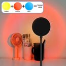 LED Projection Lamp Sunset Light Night LED Sunset Bulb Color Lamp 5V USB Rainbow Lamp Desk LED Decoration Atmosphere Lighting