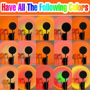 LED Projection Lamp Sunset Light Night LED Sunset Bulb Color Lamp 5V USB Rainbow Lamp Desk LED Decoration Atmosphere Lighting