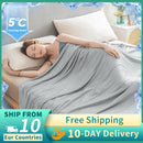 JOY Summer Cooling Blanket Air Condition Comforter Quilt Lightweight and Breathable Knitting Sofa Bed Blankets 150*200/200*220