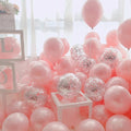 18pcs 10inch Rose Gold  Silver Pink Pearly Chrome Metal Confetti Latex Balloons Birthday Party Air Globos Adults Wedding  Decor