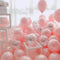 18pcs 10inch Rose Gold  Silver Pink Pearly Chrome Metal Confetti Latex Balloons Birthday Party Air Globos Adults Wedding  Decor