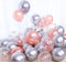 18pcs 10inch Rose Gold  Silver Pink Pearly Chrome Metal Confetti Latex Balloons Birthday Party Air Globos Adults Wedding  Decor