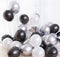 18pcs 10inch Rose Gold  Silver Pink Pearly Chrome Metal Confetti Latex Balloons Birthday Party Air Globos Adults Wedding  Decor