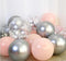 18pcs 10inch Rose Gold  Silver Pink Pearly Chrome Metal Confetti Latex Balloons Birthday Party Air Globos Adults Wedding  Decor