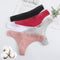3Pcs New Women's Underwear Panties Cotton Sexy Thong Soft Low-waist G-String  Breathable Comfortable Fashion Lingerie