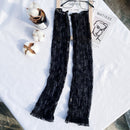 New Long Lace Hollow-Out Fingerless Gloves Sun Protection Sleeves Mesh Lace Thin Cycling Gloves