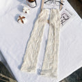 New Long Lace Hollow-Out Fingerless Gloves Sun Protection Sleeves Mesh Lace Thin Cycling Gloves
