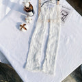 New Long Lace Hollow-Out Fingerless Gloves Sun Protection Sleeves Mesh Lace Thin Cycling Gloves