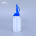 10Pcs 100ML Empty dropper bottle Food Grade HDPE plastic squeeze bottle with cap for oil paint Liquid Glue container