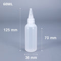 10Pcs 100ML Empty dropper bottle Food Grade HDPE plastic squeeze bottle with cap for oil paint Liquid Glue container