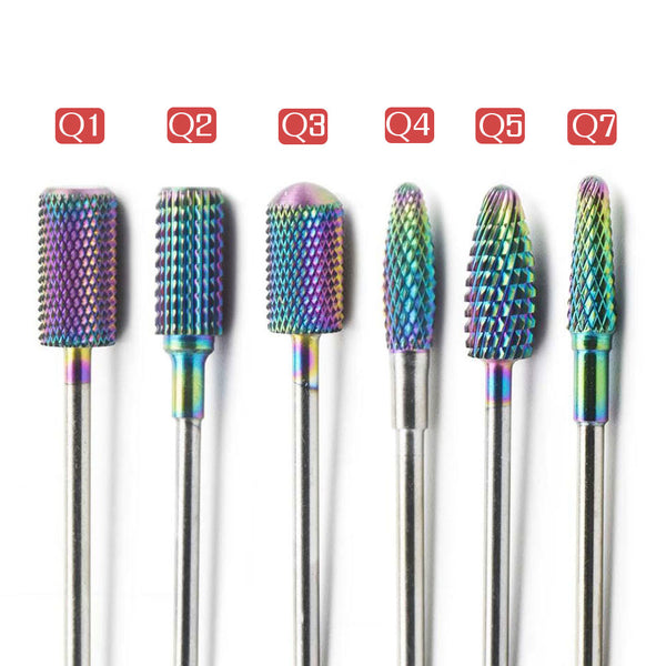 Ceramic Milling Cutter Nail Cutter Drill Bit Electric Manicure Drill Pedicure Drill Bit Machine Filing Nail Art Tool Equipment