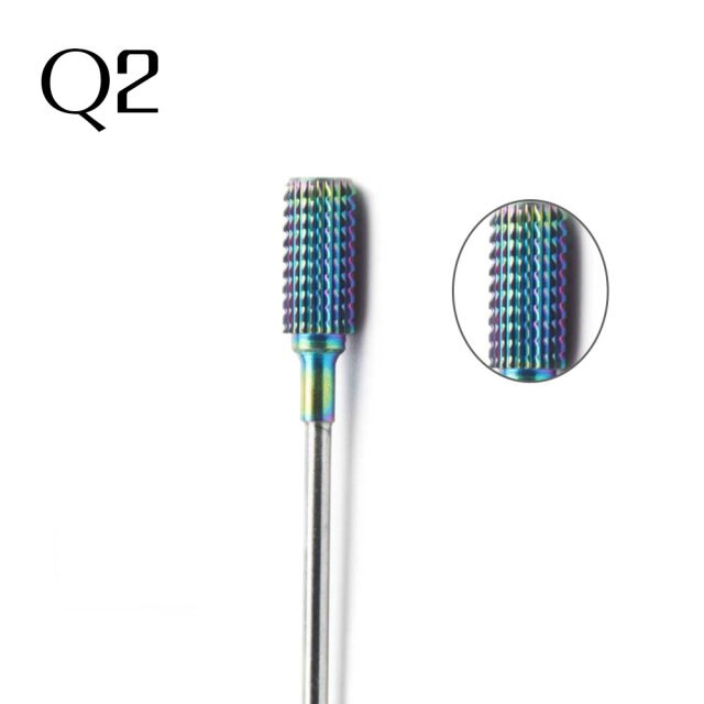 Ceramic Milling Cutter Nail Cutter Drill Bit Electric Manicure Drill Pedicure Drill Bit Machine Filing Nail Art Tool Equipment