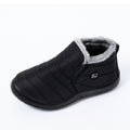 2021 Snow Boots Women Shoes Warm Plush Fur Ankle Boots Winter Female Slip On Flat Casual Shoes Waterproof Ultralight Footwear