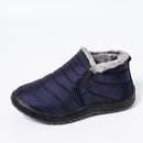 2021 Snow Boots Women Shoes Warm Plush Fur Ankle Boots Winter Female Slip On Flat Casual Shoes Waterproof Ultralight Footwear