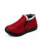 2021 Snow Boots Women Shoes Warm Plush Fur Ankle Boots Winter Female Slip On Flat Casual Shoes Waterproof Ultralight Footwear