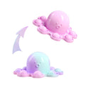 Fidget Relieve Stress Toys Rainbow Push Bubble Antistress Toys Children Sensory Toy To Relieve Autism Octopus Key Chain