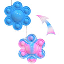 Fidget Relieve Stress Toys Rainbow Push Bubble Antistress Toys Children Sensory Toy To Relieve Autism Octopus Key Chain