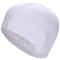 2021 Elastic Waterproof PU Fabric Protect Ears Long Hair Sports Swim Pool Hat Swimming Cap Free size for Men & Women Solid Color