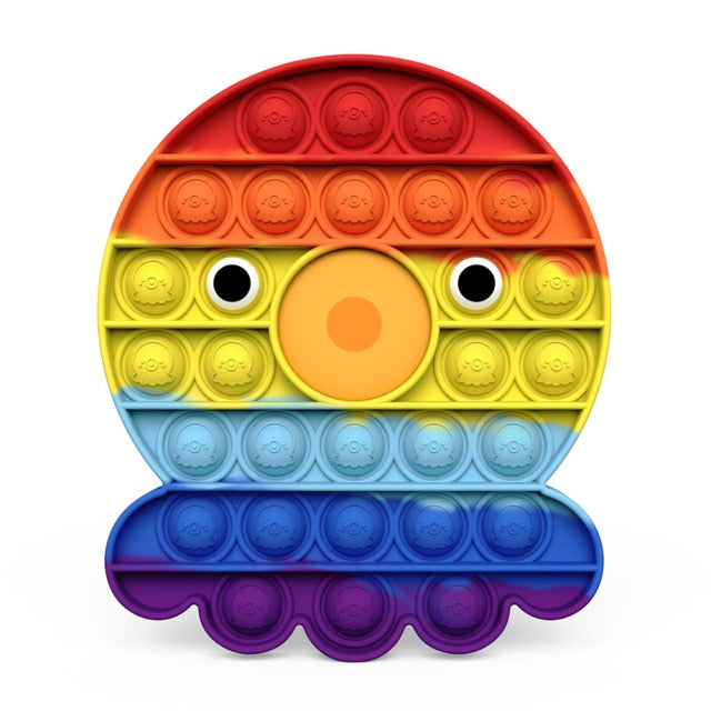 Push Bubble Sensory Stress Relief Toys Autism Special Needs Fidget Concentration Training Toy Interactive Game for Adults Kids