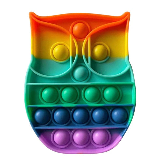 Push Bubble Sensory Stress Relief Toys Autism Special Needs Fidget Concentration Training Toy Interactive Game for Adults Kids