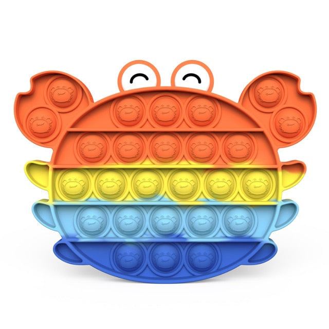 Push Bubble Sensory Stress Relief Toys Autism Special Needs Fidget Concentration Training Toy Interactive Game for Adults Kids