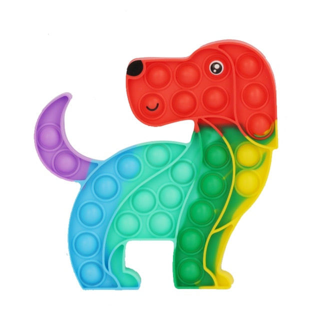 Push Bubble Sensory Stress Relief Toys Autism Special Needs Fidget Concentration Training Toy Interactive Game for Adults Kids