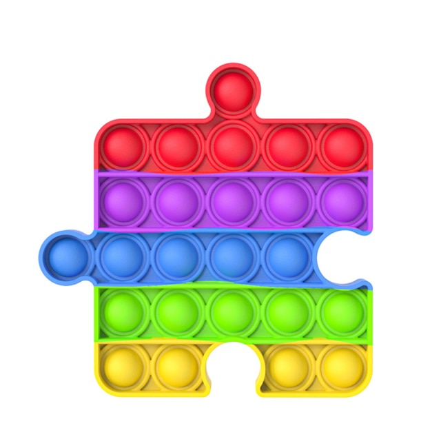 Push Bubble Sensory Stress Relief Toys Autism Special Needs Fidget Concentration Training Toy Interactive Game for Adults Kids