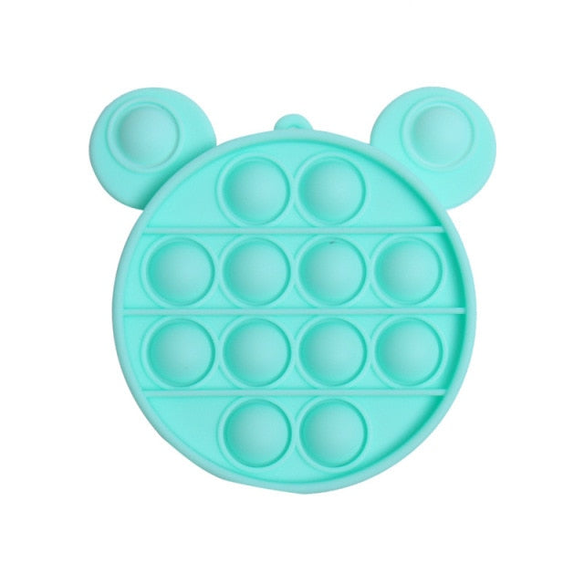 New Pop It Push Bubble Fidget Toys Pencil Case Children Stress Relief Squeeze Toy Antistress Popit Soft Squishy Kids Toys Gifts