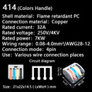 Mini Fast Wire Cable Connectors Universal Compact Conductor Spring Splicing Wiring Connector Push-in Terminal Block SPL-42 212