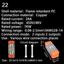 Mini Fast Wire Cable Connectors Universal Compact Conductor Spring Splicing Wiring Connector Push-in Terminal Block SPL-42 212