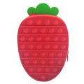 New Arrival Silicone Purse Push Pop Bubbles Simple Dimple Stationary Bag Popper Sensory Poppet Pencil Case Fidget Toys
