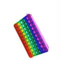 New Arrival Silicone Purse Push Pop Bubbles Simple Dimple Stationary Bag Popper Sensory Poppet Pencil Case Fidget Toys