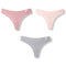 3PCS/Set G-string Panties Cotton Women's Underwear Sexy Panties Female Underpants Thong Solid Color Pantys Lingerie M-XL Design