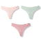 3PCS/Set G-string Panties Cotton Women's Underwear Sexy Panties Female Underpants Thong Solid Color Pantys Lingerie M-XL Design