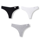 3PCS/Set G-string Panties Cotton Women's Underwear Sexy Panties Female Underpants Thong Solid Color Pantys Lingerie M-XL Design
