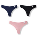 3PCS/Set G-string Panties Cotton Women's Underwear Sexy Panties Female Underpants Thong Solid Color Pantys Lingerie M-XL Design