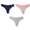 3PCS/Set G-string Panties Cotton Women's Underwear Sexy Panties Female Underpants Thong Solid Color Pantys Lingerie M-XL Design