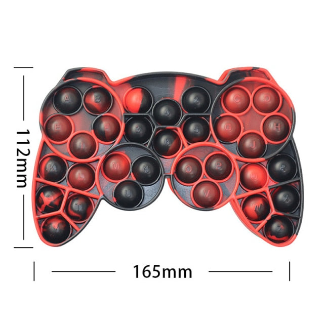 Glow in the Dark Fidget Toys Reliver Stress Toy Rainbow Push Bubble Antistress Children Toy Fluorescence Luminous Free Shipping